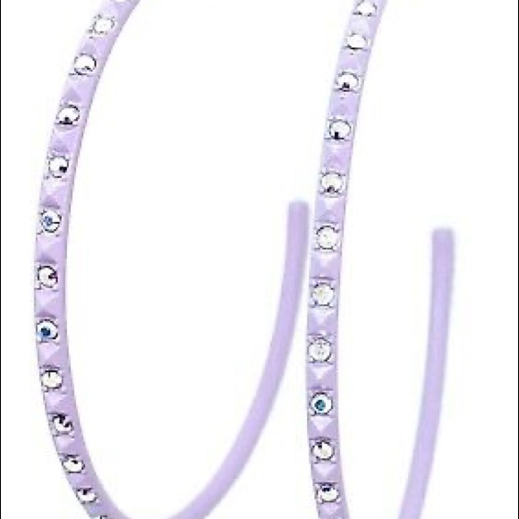 Kendra Scott Val Hoop Earrings / Lilac - Picture 3 of 8